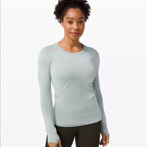 Swiftly tech long sleeve 2.0 hazy jade Lululemon 8
